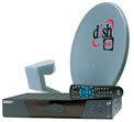 satellite television and tv digital receiver