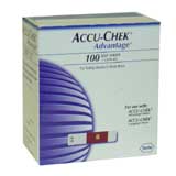 Accu-Chek active diabetes test strips 100