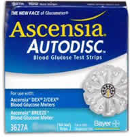 Ascensia Autodisc strips