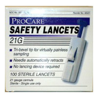 Procare safety Lancets